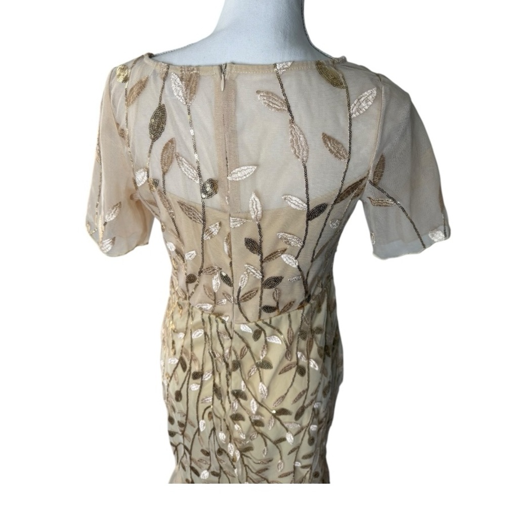 EVER PRETTY Gold Sequin Dress. Size 6 - Picture 7 of 10